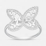 anillo mariposas circones flor