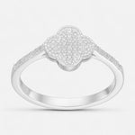 Anillo Trébol de la Suerte Circones