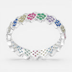 Anillo Corazones Circones Multicolor