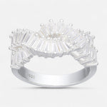Anillo Trenzado Circones Baguette