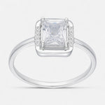 Anillo Circón Baguette
