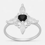 Anillo Nudo de Brujas Circones Ónix
