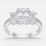 Anillo Trilogía Circones Baguette