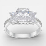Anillo Trilogía Circones Baguette