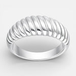 Anillo Chunky Líneas 12