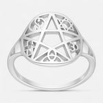 Anillo Estrella Pentagrama