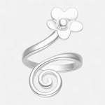 Anillo Flor Espiral