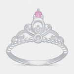 Anillo Corona Circones Rosa Francia