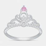 Anillo Corona Circones Rosa Francia