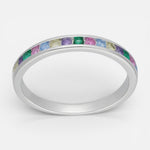 Anillo Cintillo Circones Multicolor 8