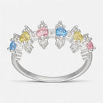 Anillo Cintillo Circones Multicolor 16