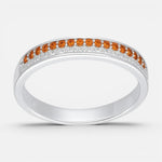 Anillo Cintillo Circones Naranja