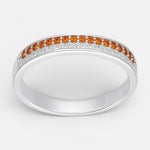 Anillo Cintillo Circones Naranja
