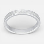 Anillo Cintillo Circones Baguette