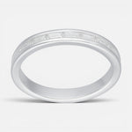 Anillo Cintillo Circones Baguette