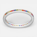 Anillo Cintillo Circones Sin Fin Multicolor