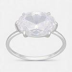Anillo Maxi Circón Ovalado