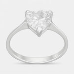 Anillo Corazón Circón Solitario