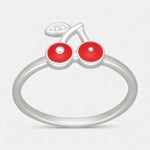 Anilla Cereza Esmaltada