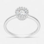Anillo Solitario Moissanita