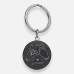 Llavero Por Siempre Personalizado 32 mm