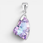 Colgante Corazón Cristal Hecho con Swarovski® Tornasol