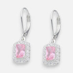 Aro Clip Circón Baguette Rosa Francia