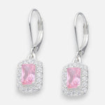 Aro Clip Circón Baguette Rosa Francia