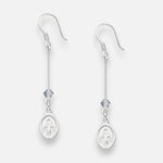 Aro Virgen de los Rayos Milagrosa Cristal Tornasol