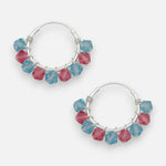 Argolla Cristales Hecho con Swarovski® Multicolor 16 mm