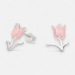 Aro Flor Tulipán Esmaltada