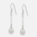 Aro Palito Esferas Strass 8 mm