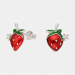 Aro Frutilla Esmaltada
