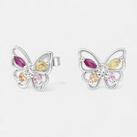 Aro Mariposa Circones Multicolor