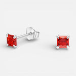 Aro Circón Granate 4x4 mm