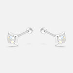 Piercing Circón Tornasol 3x3 mm
