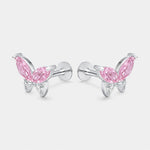 Piercing Flat Mariposa Circones Rosa Francia