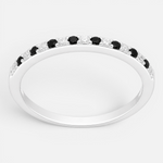 Anillo Cintillo Circones Ónix