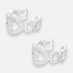 Aro Ear Cuff Corazones Circones