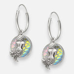 Argolla Sirena Cristal Tornasol 14 mm