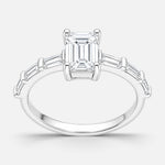 Anillo Solitario Moissanita