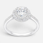 Anillo Solitario Moissanita y Circones
