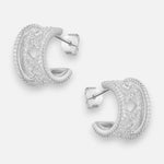 Semi Argolla Triple Rombos Circones 17 mm