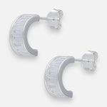 Semi Argolla Circones Baguette 12 mm