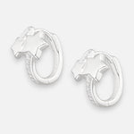 Argolla Huggie Estrella Circones 13 mm