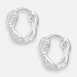 Argolla Huggie Infinito Circones 15 mm