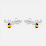 Aro con Tope Abeja Circones Esmaltada