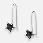 Aro Estrella Circón Ónix 8 mm