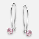 Aro Circón Rosa Francia 4 mm