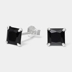Aro Circón Ónix 6x6 mm